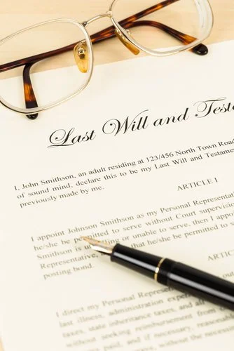 Last will and testament document representing estate planning services in White Plains New York