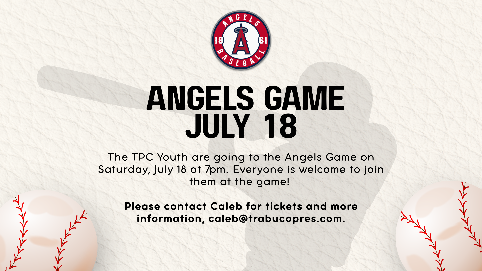 Angels Game July 18