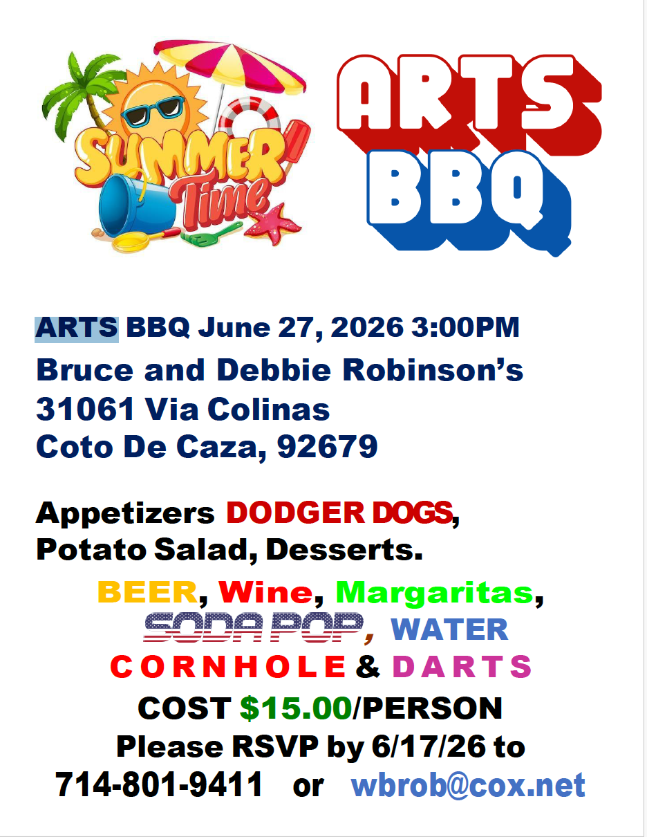 ARTS Summer BBQ Save the Date