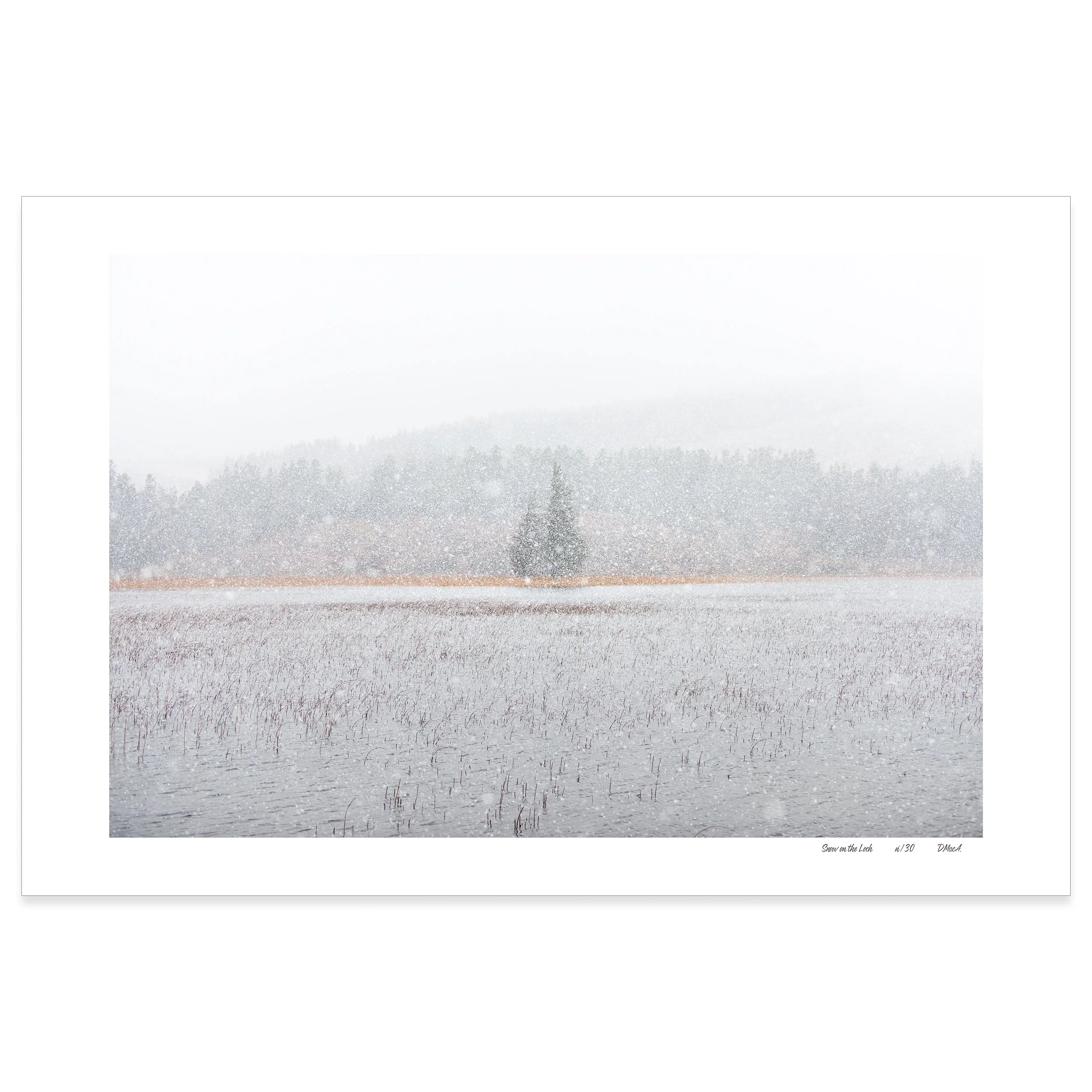 Snow on the Loch