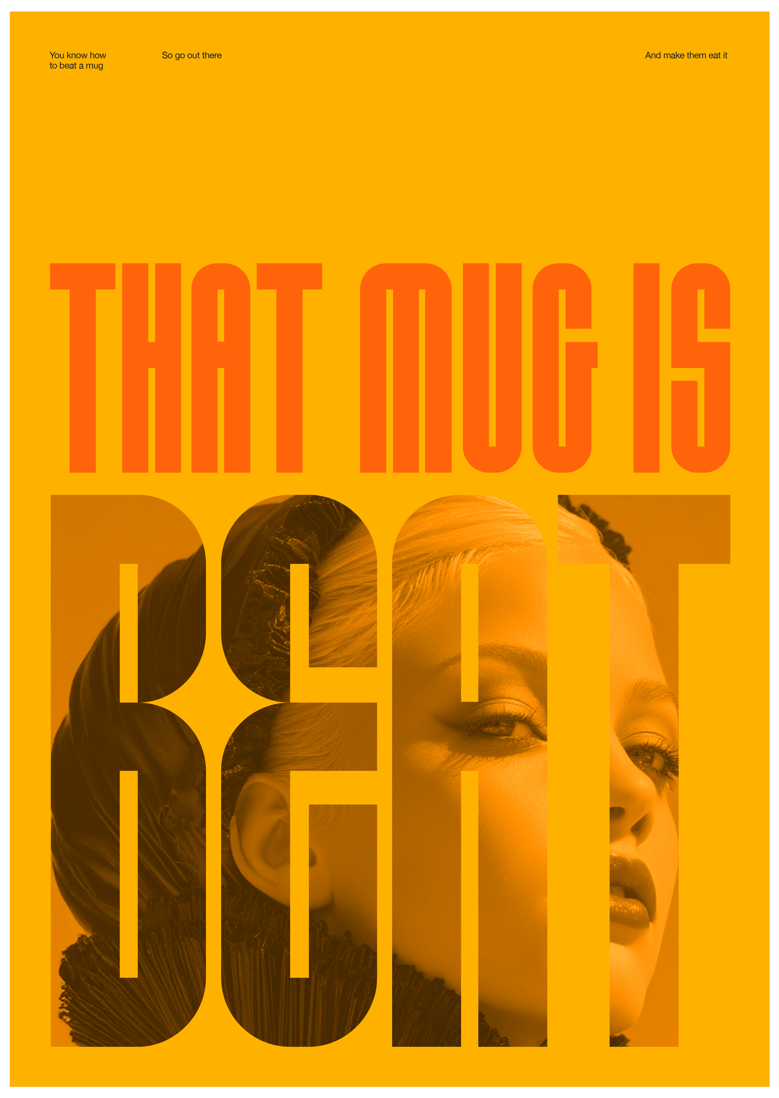 That Mug Is Beat Wall Art Print Drag Quote Makeup Poster