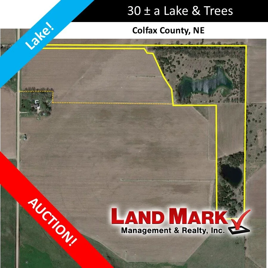 AUCTION: TRACT 2 - 30 +/- Acre Colfax Co. Lake &amp; Trees