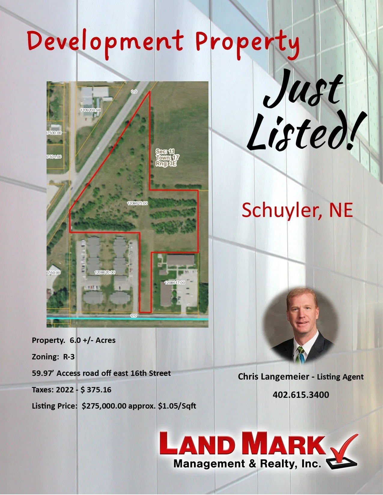 R3 Highway Frontage Lot - Schuyler