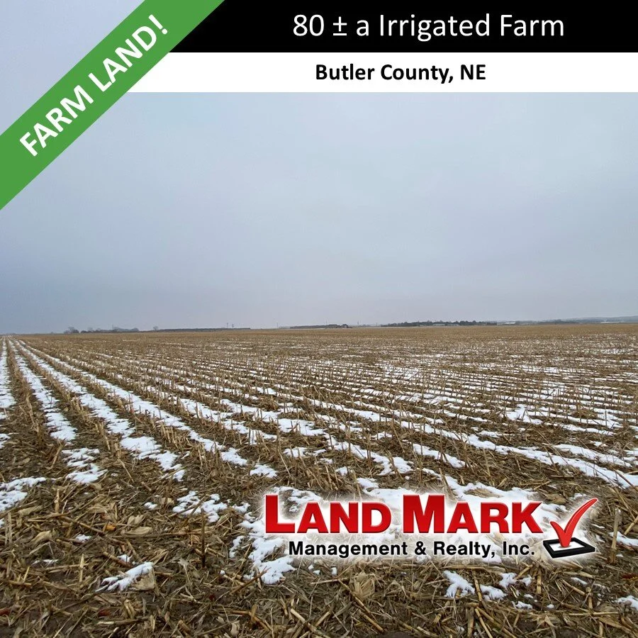 80 Acres Irrigated Butler County Farm