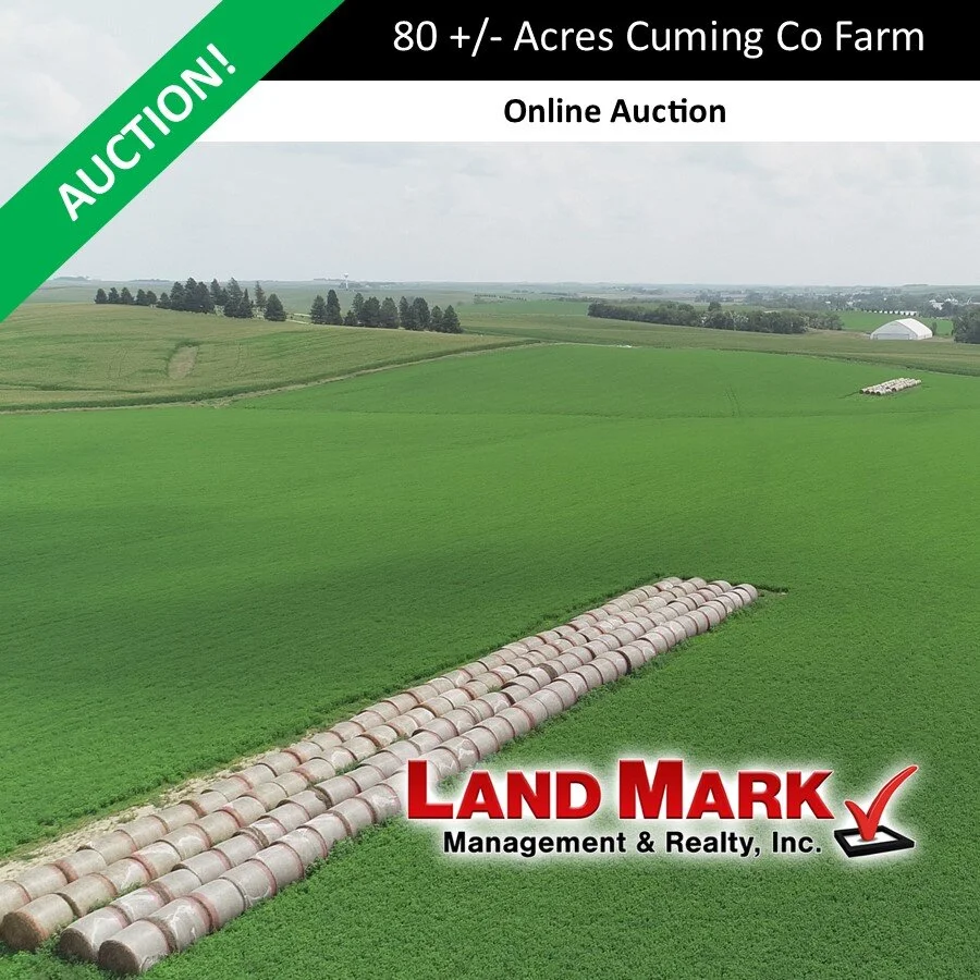 AUCTION: 80 +/- Acre Cuming Co. Farm