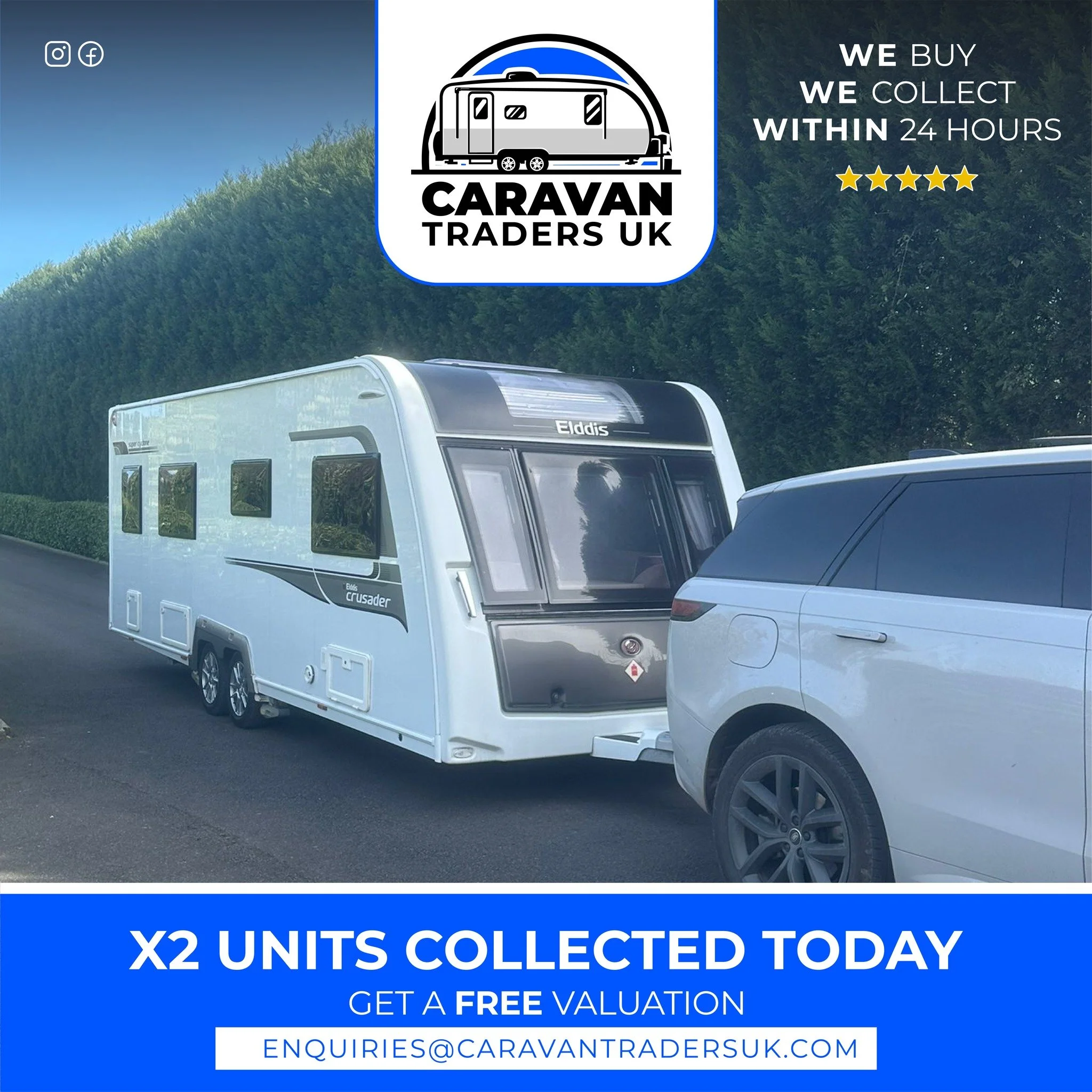 CARAVAN TRADERS UK | Double collection day again 💪

X2 units picked up and on the move - quick, efficient and hassle-free from start to finish.

Whether it&rsquo;s one caravan or multiple, we&rsquo;re set up to move fast and get everything sorted wi
