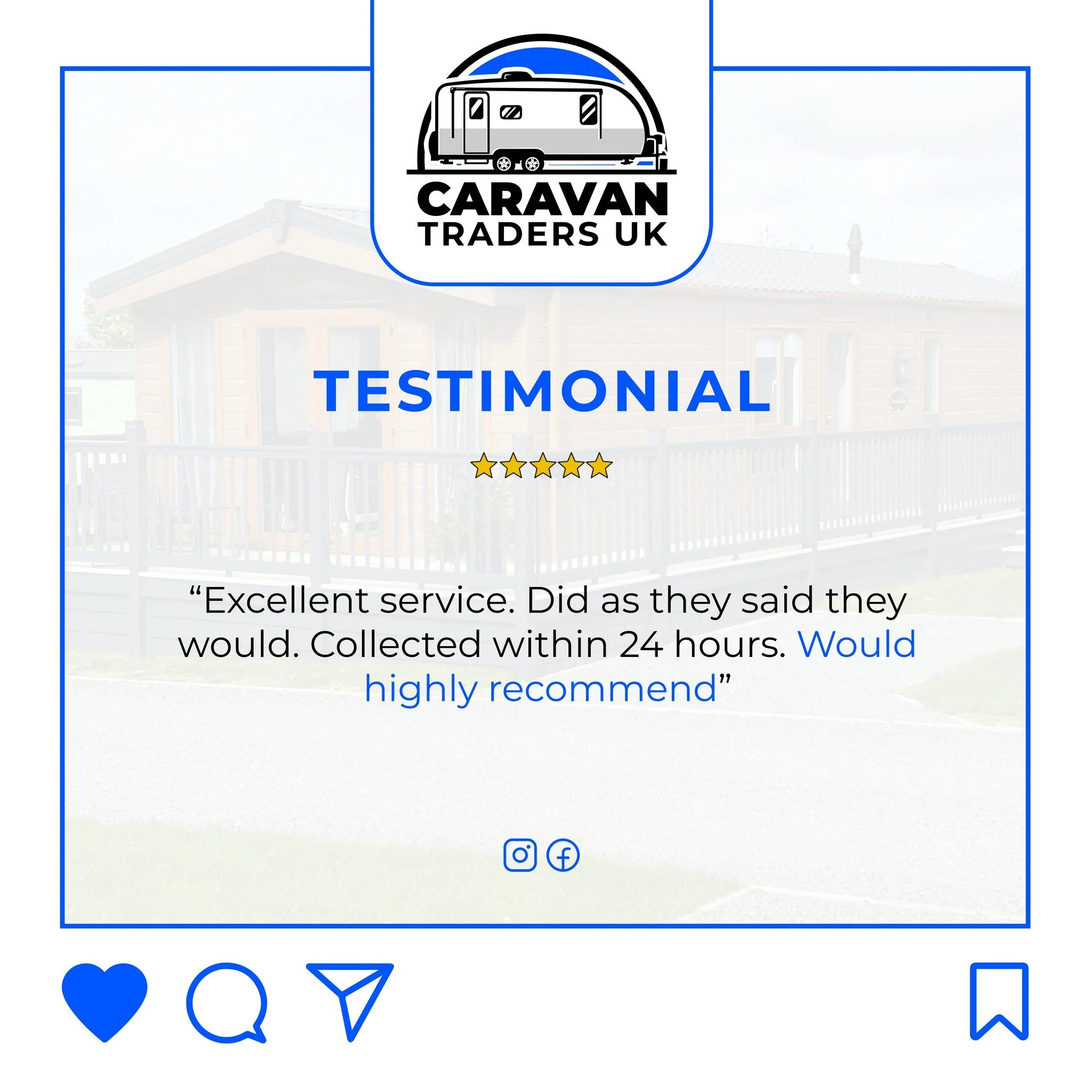 Nothing means more to us than happy customers ⭐⭐⭐⭐⭐

At Caravan Traders UK, we pride ourselves on making the process of selling your caravan, motorhome, static or lodge as simple and stress-free as possible. From first enquiry to collection and payme