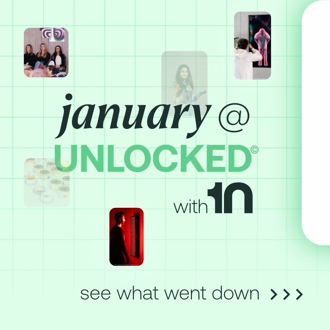 We opened the year by slowing things down - and letting people tune in. 

January saw @1nlabs take over our UNLOCKED Shoreditch with a pop-up centred on performance, wellness and modern biohacking. Just space to explore better ways of thinking and fu