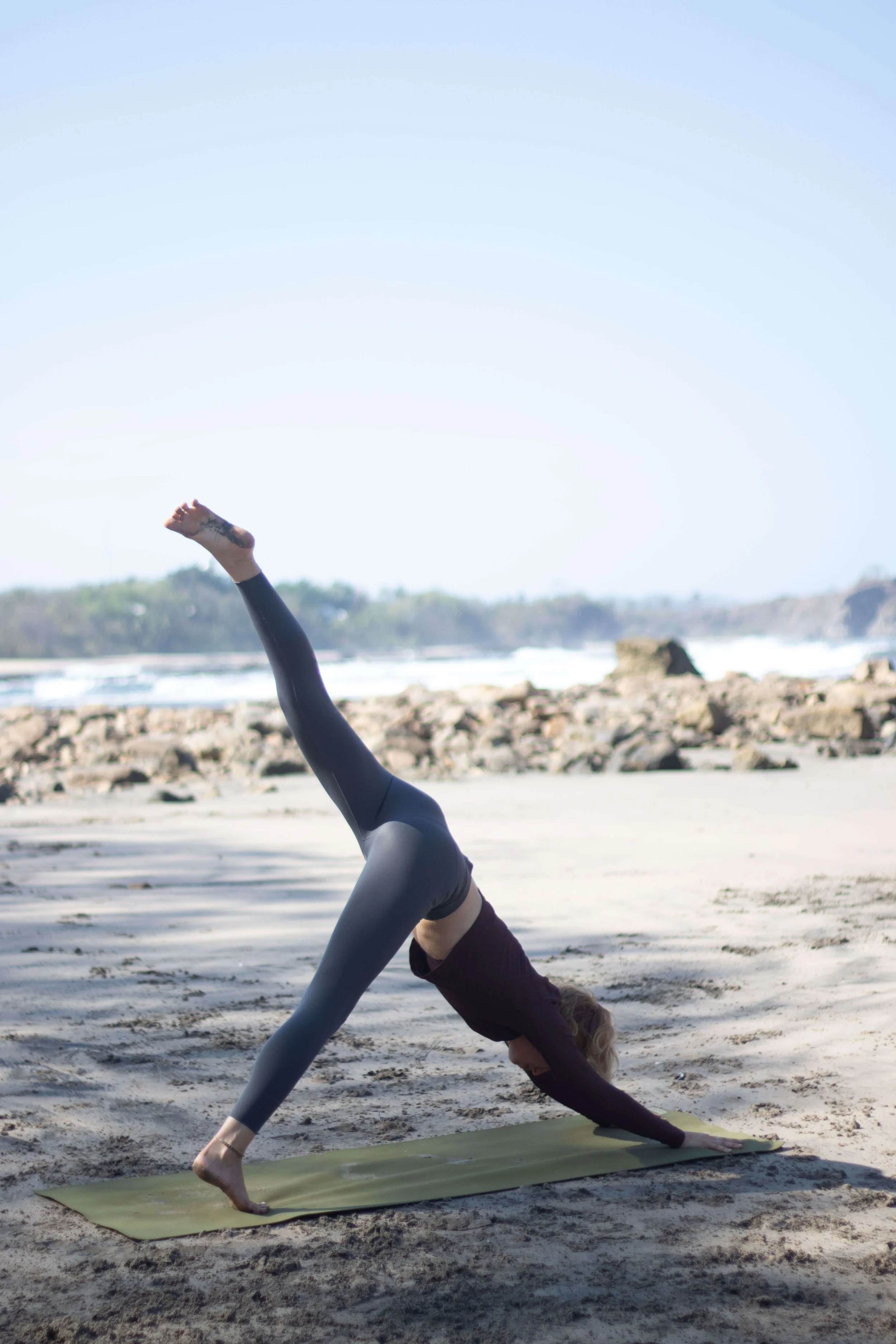 Yoga am Strand