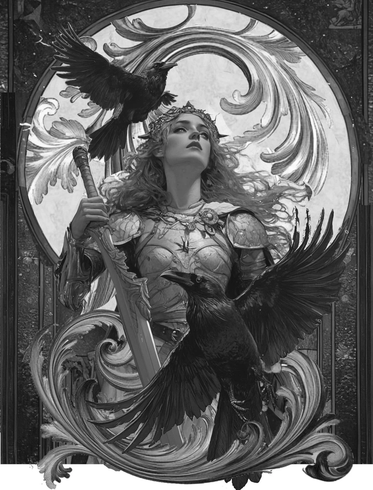 ⚔️ AVAILABLE ⚔️

Lyndon is ready to bring this vision to life! 

Where do you think this piece would fit best on someone? We think it would be a great back piece 🗡️