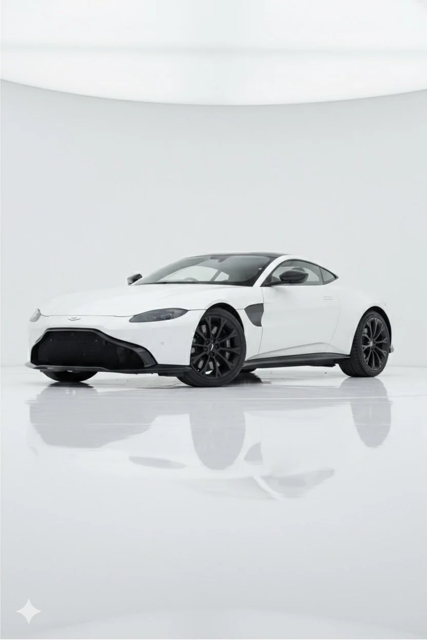 Aston Martin Vantage S 2019 Automatic 39,000 Km 12 Cylinder Rear Wheel Drive (RWD) Coupe / Sport White With Warranty