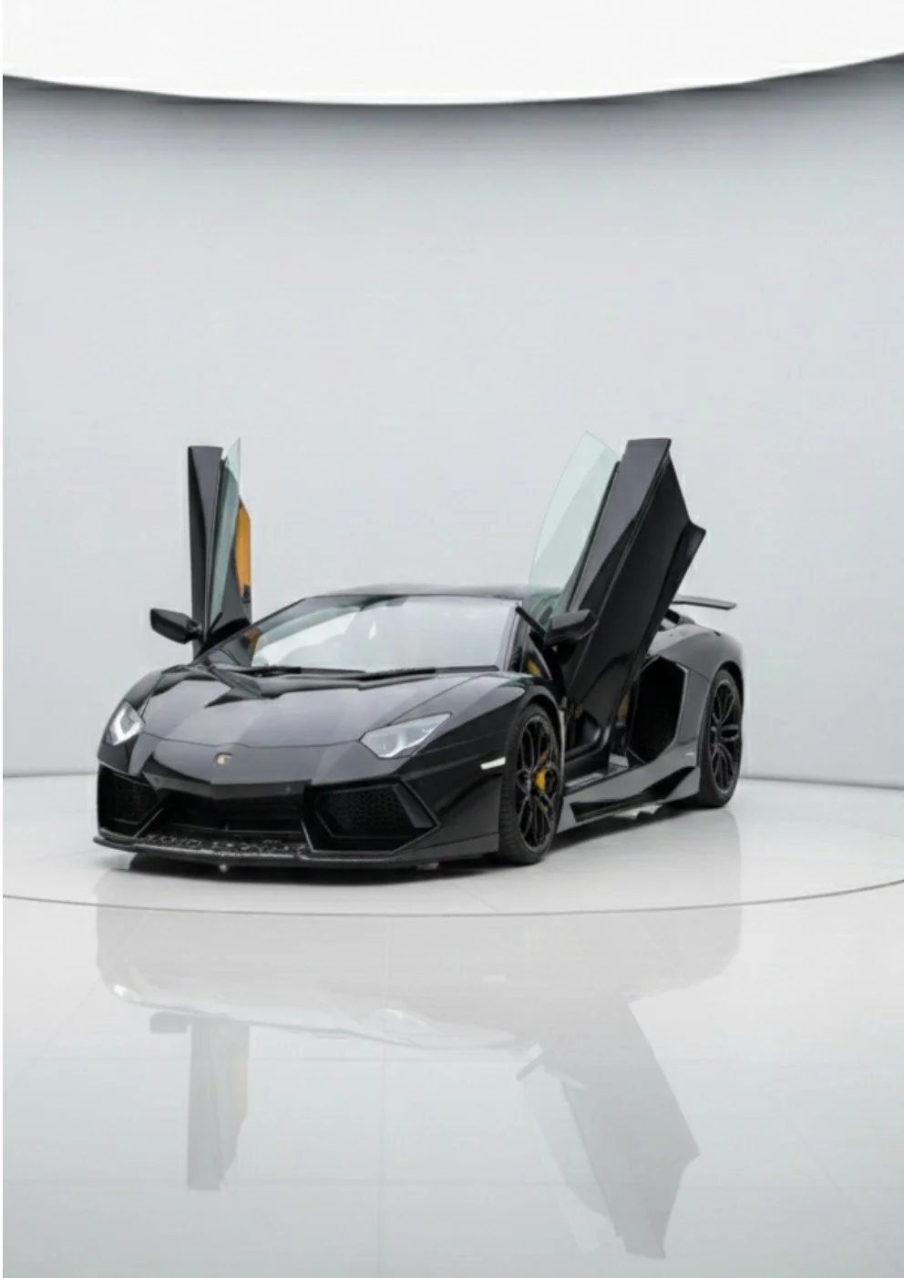 Lamborghini Aventador LP700-4 2013 F-1 39,000 Km 12 Cylinder All Wheel Drive (AWD) Coupe / Sport Bla