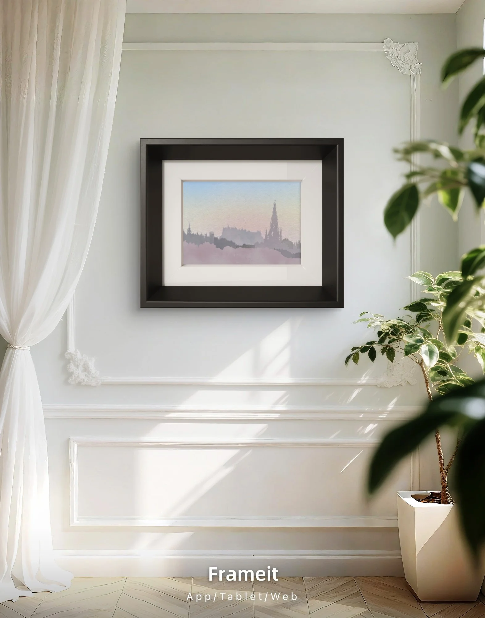 Sunrise over Edinburgh