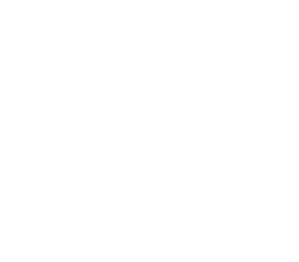 Black and white illustration of a rose flower with leaves on a black background.