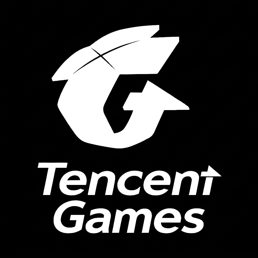 텍사스 인스티튜트의 흑백 로고, 게임 텍스트가 포함됨.