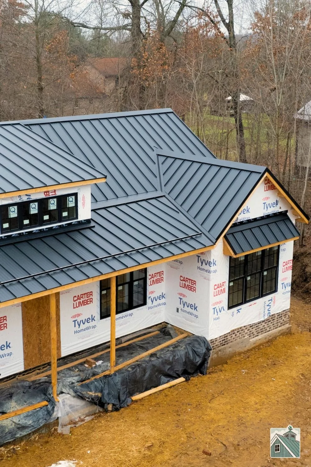 New metal roof