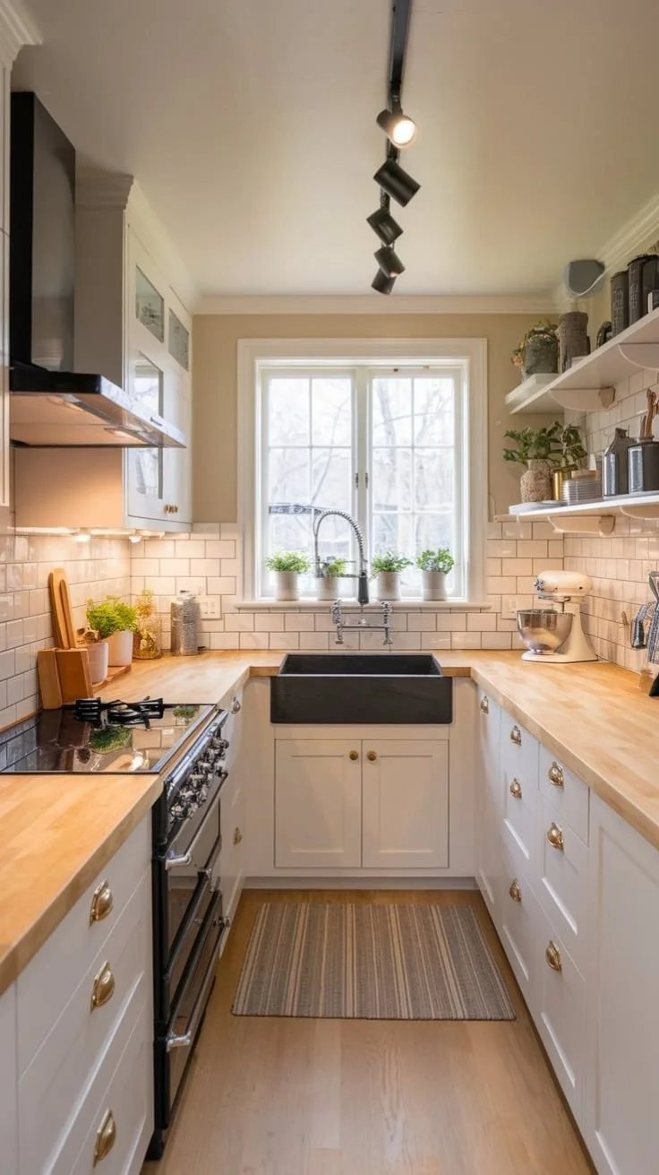 Narrow Kitchen Remodel