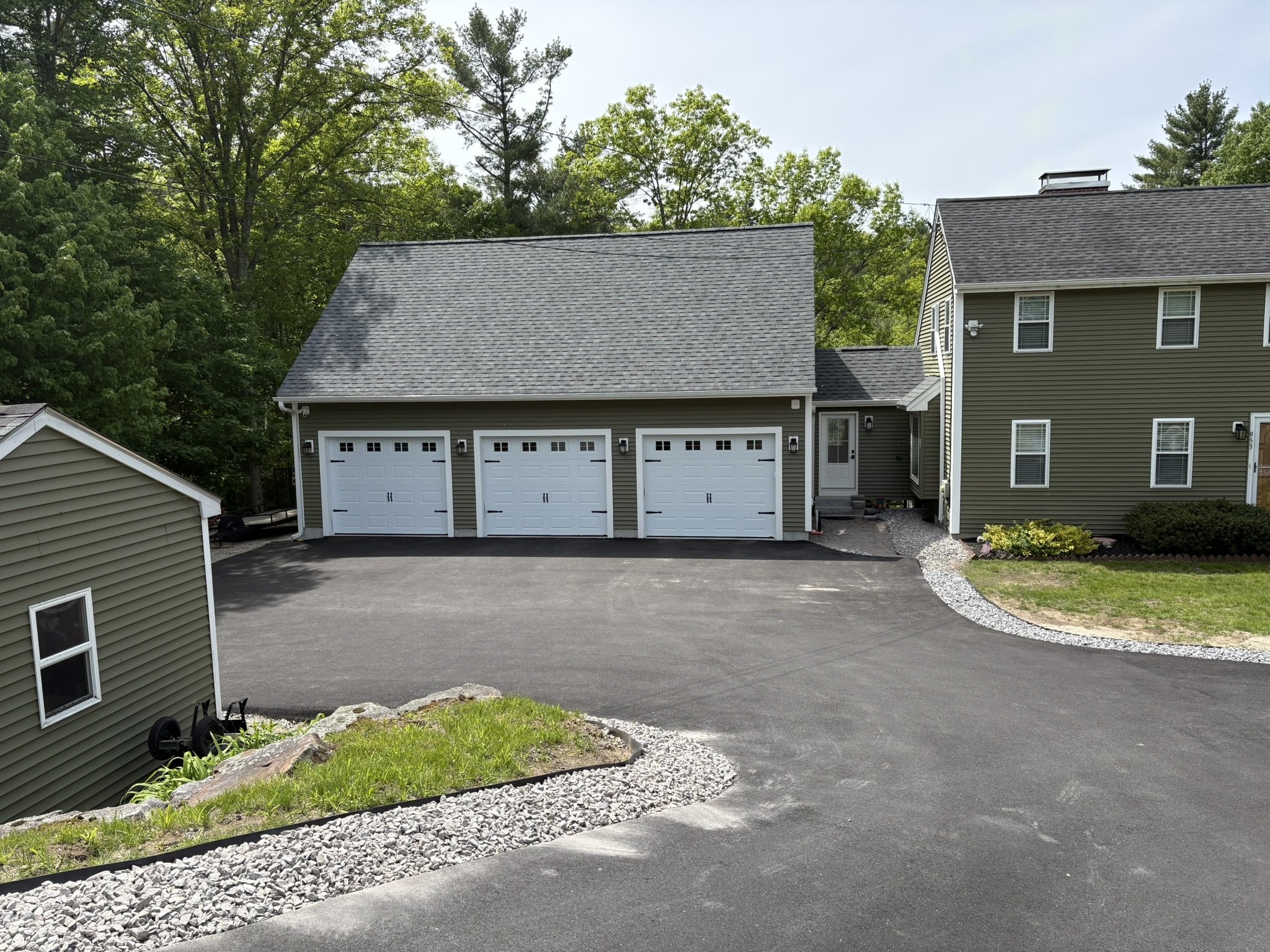 3-Car Garage and Breezeway