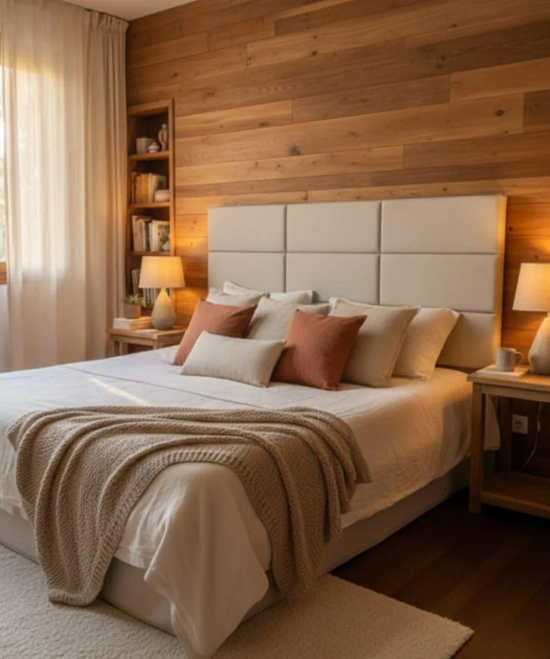 tête de lit sur mesure - bouclette -  projet architecte