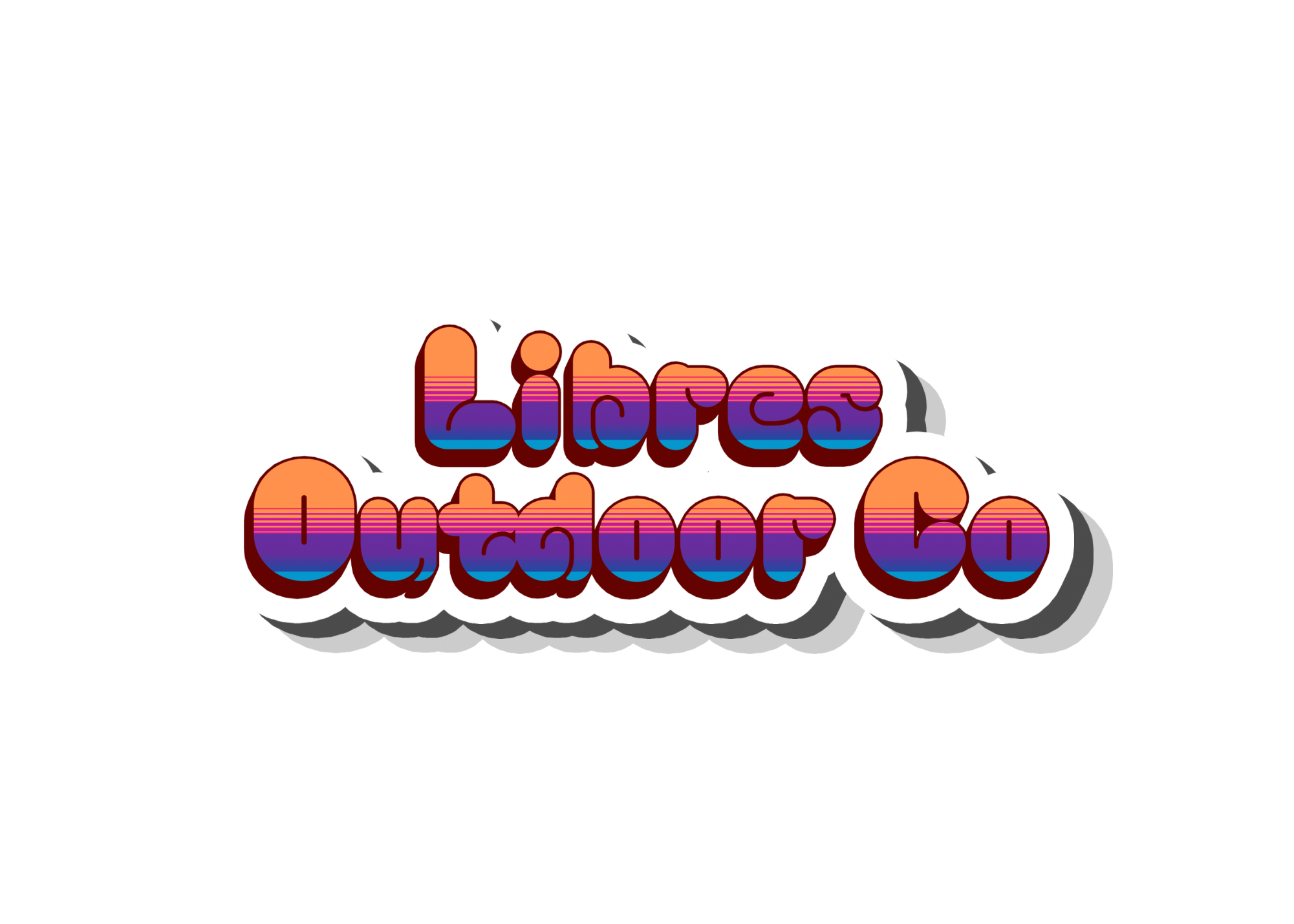 Libres Sunset Sticker