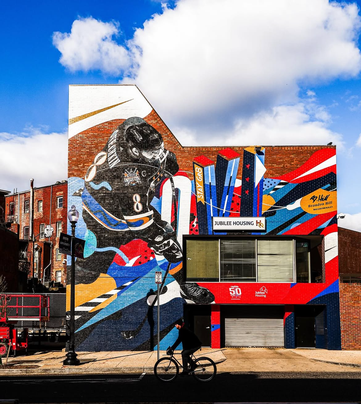 DC-Based Muralist Brandon Hill Unveils “G.O.A.T.” – Gr8est of All Time
