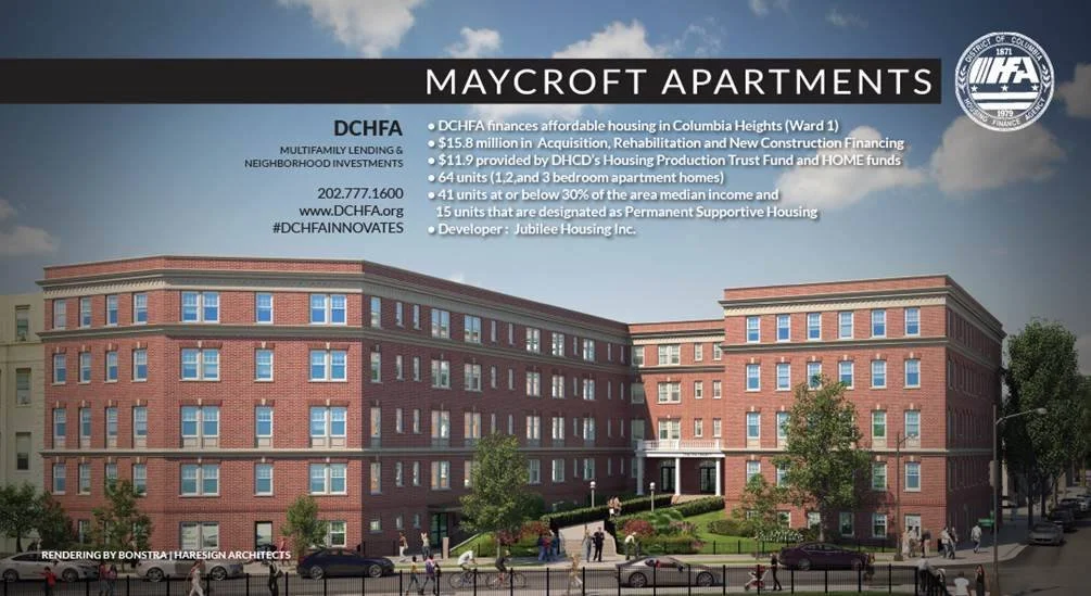 DCHFA Partners with Jubilee Housing to Preserve and Expand Affordable Housing in Columbia Heights