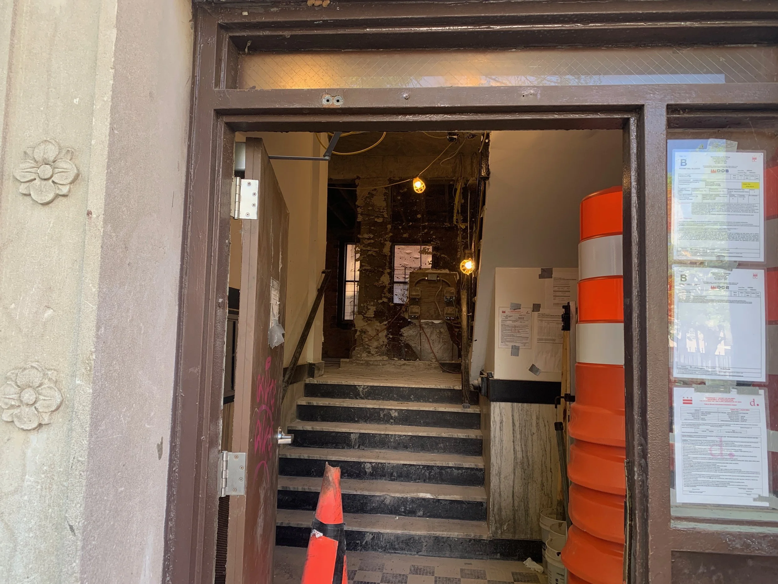Inside of 1460 Euclid prerenovation