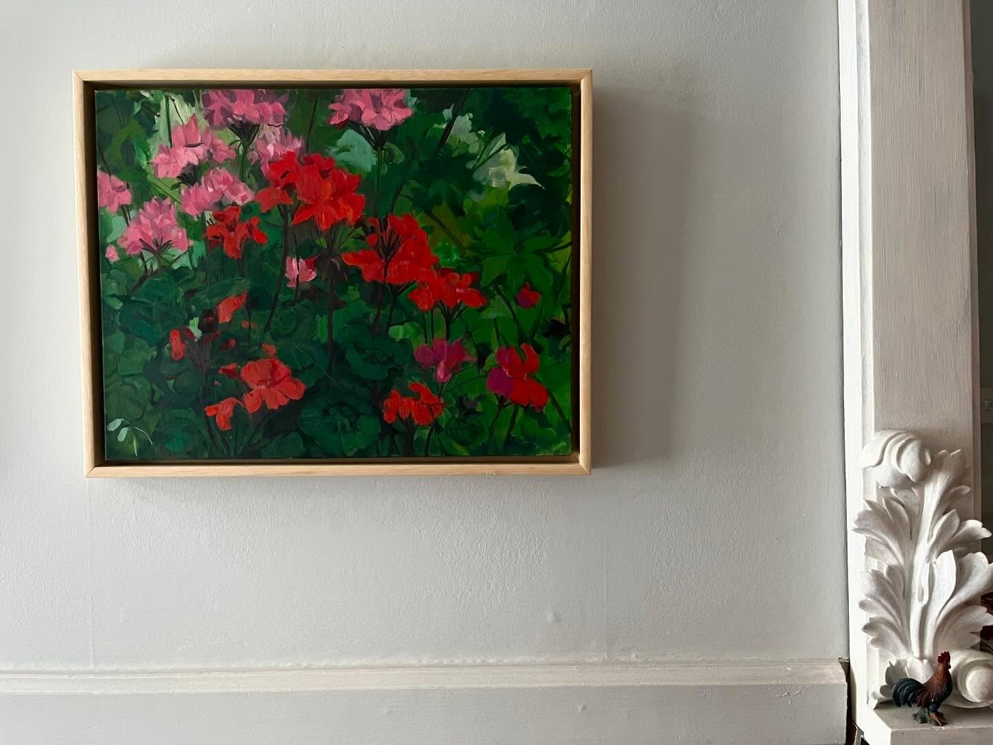 Paintings for Spring  DM me.  #freshoils #geraniumsforever #hangemhigh #flowersilove #northwestpainter #flowersinoils