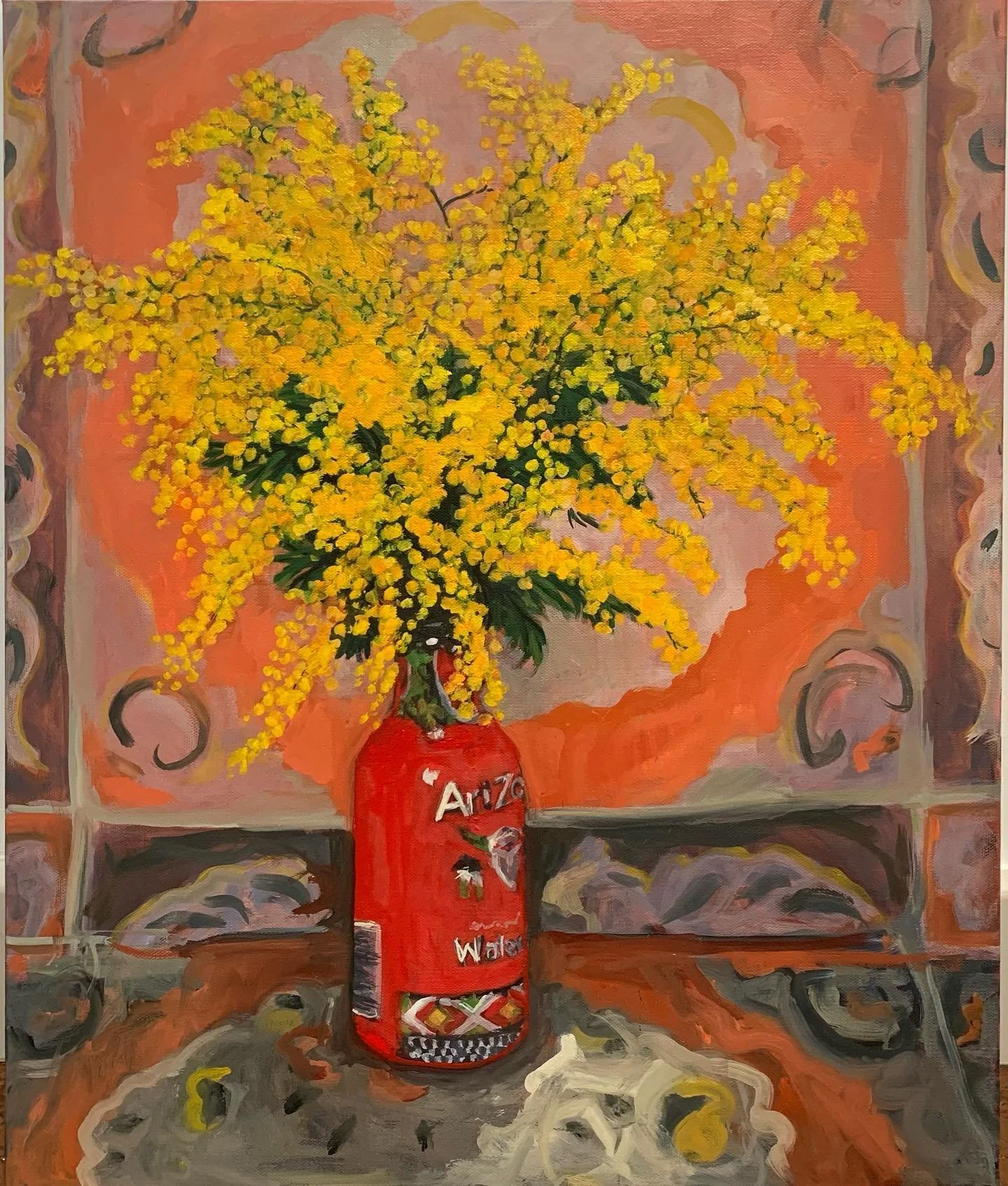 Arizona Mimosa #oiloncanvas #mimosa #delphianopencall @delphiangallery  DM me for more details? 💛