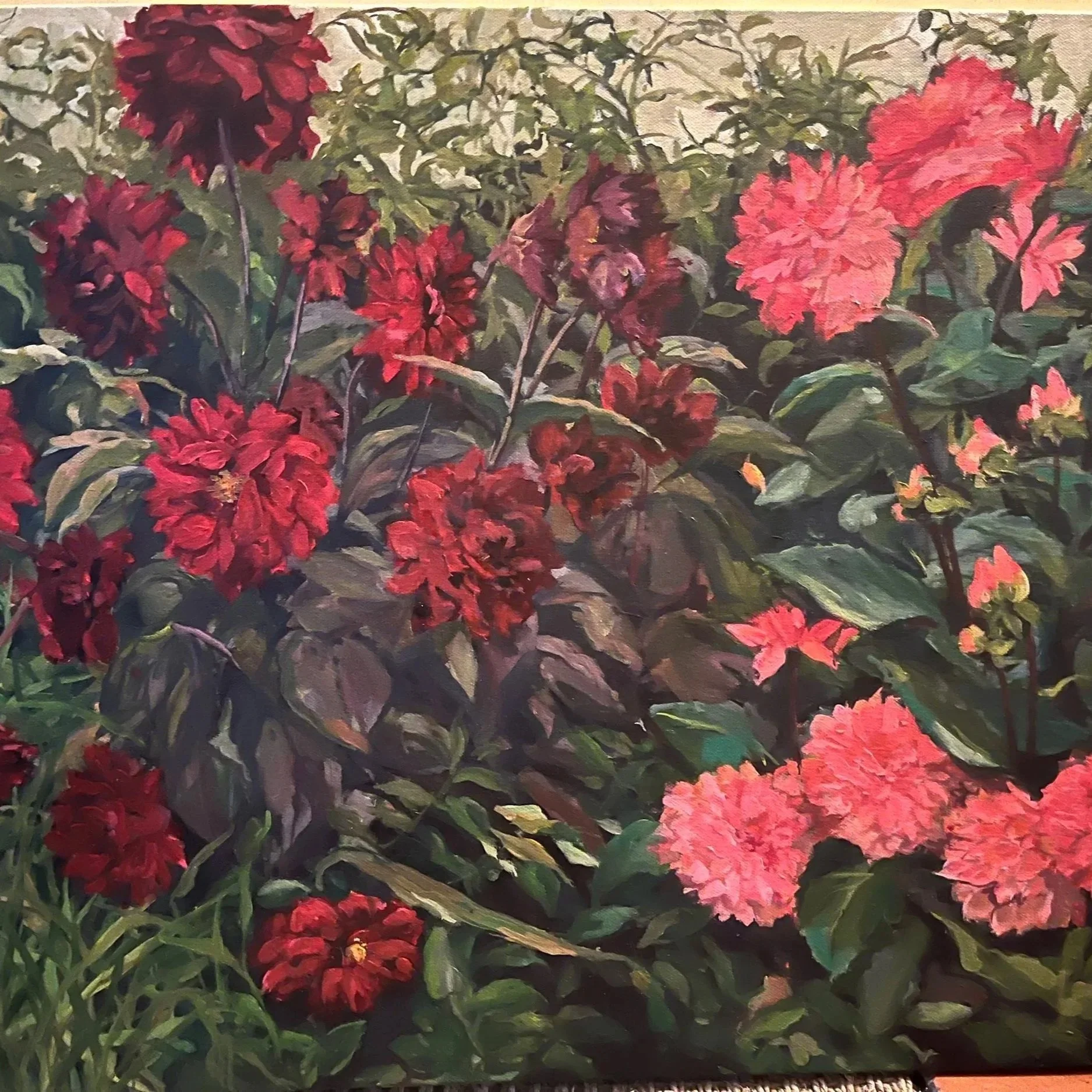 Dahlia Border
oil on canvas 50cm x 60cm
£750