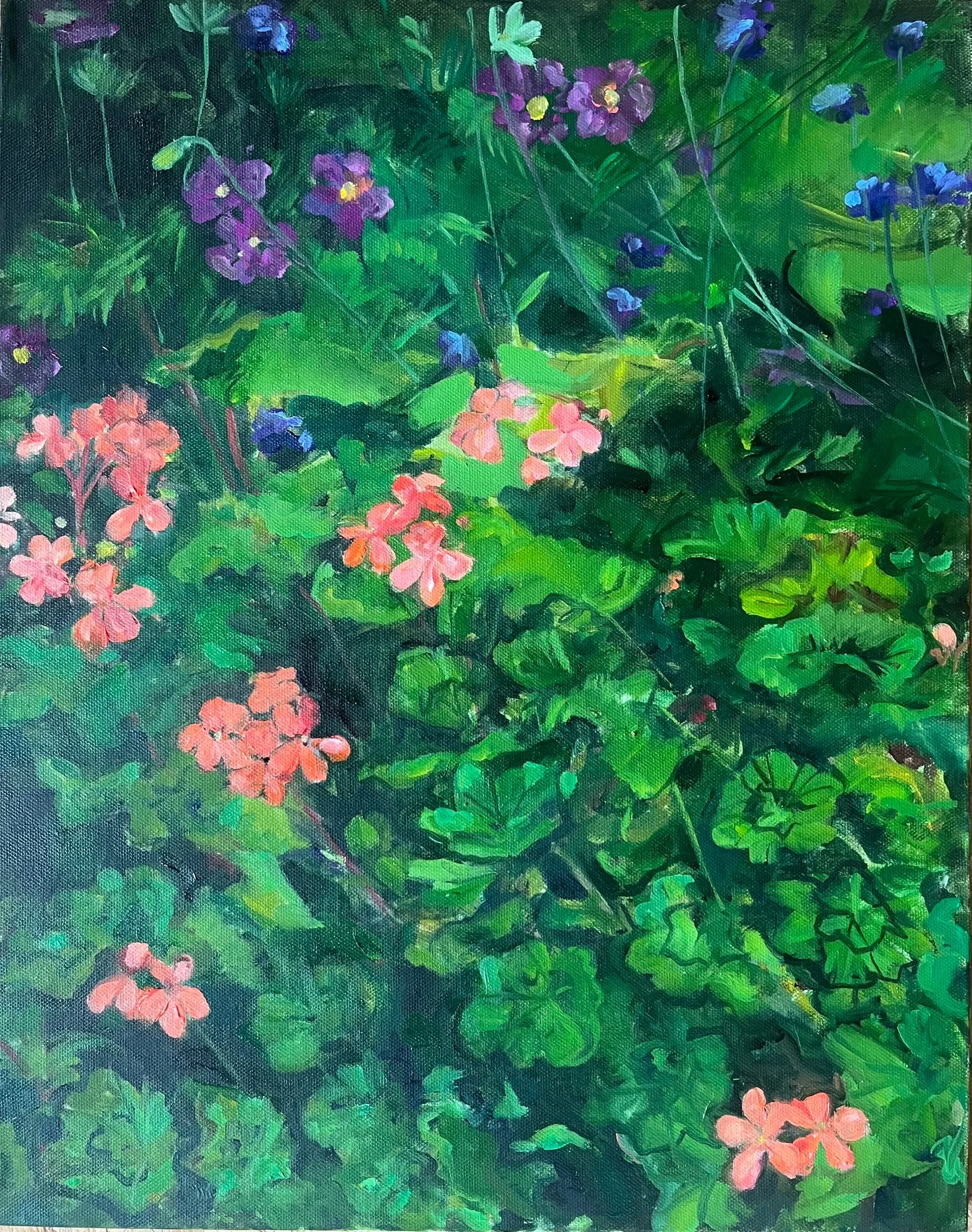 Flowerbed 1
oil on canvas 
40 cm x 50.5 cm
