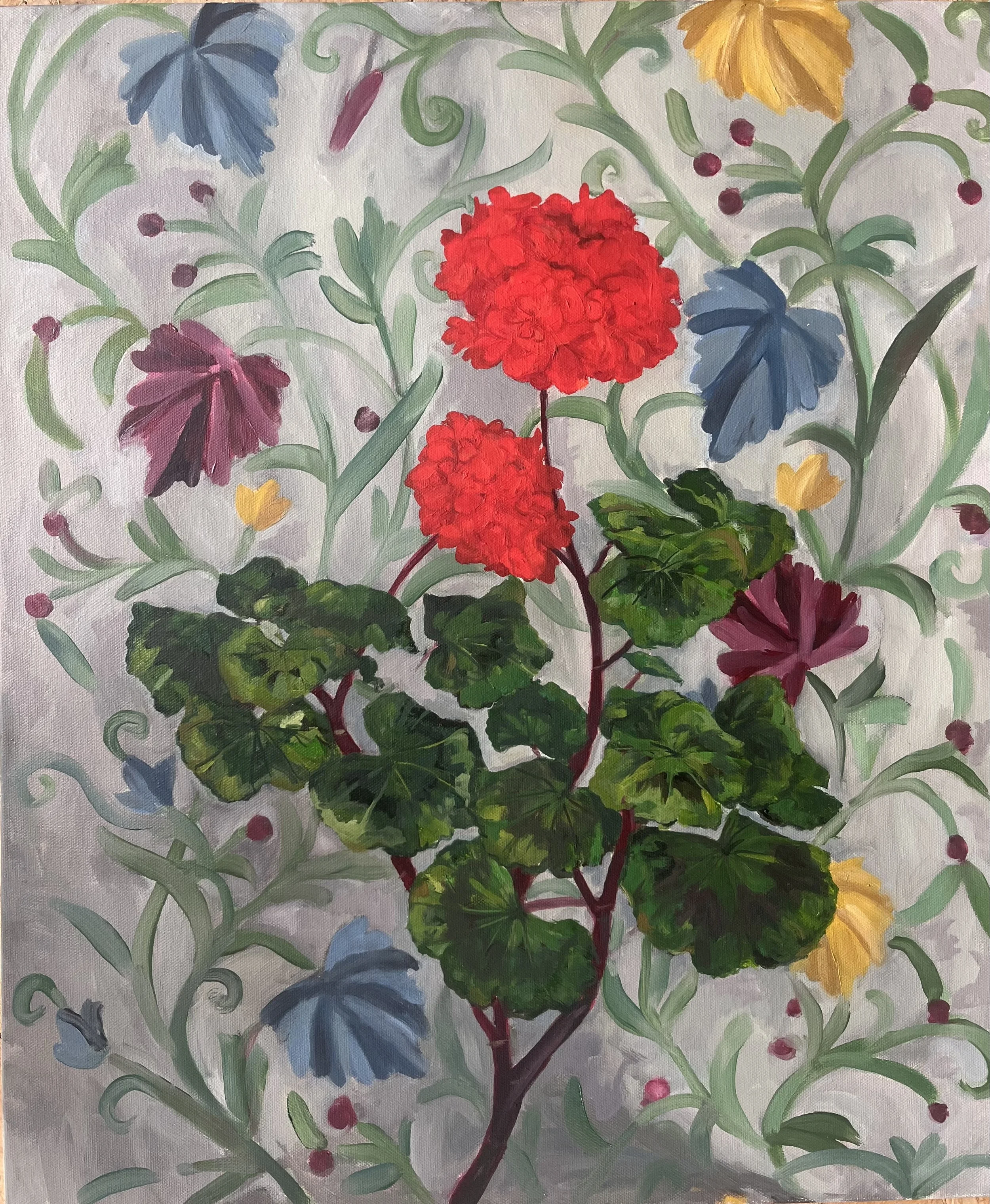 Tapestry Flower 
oil on canvas 61 cm x 51 cm
£450