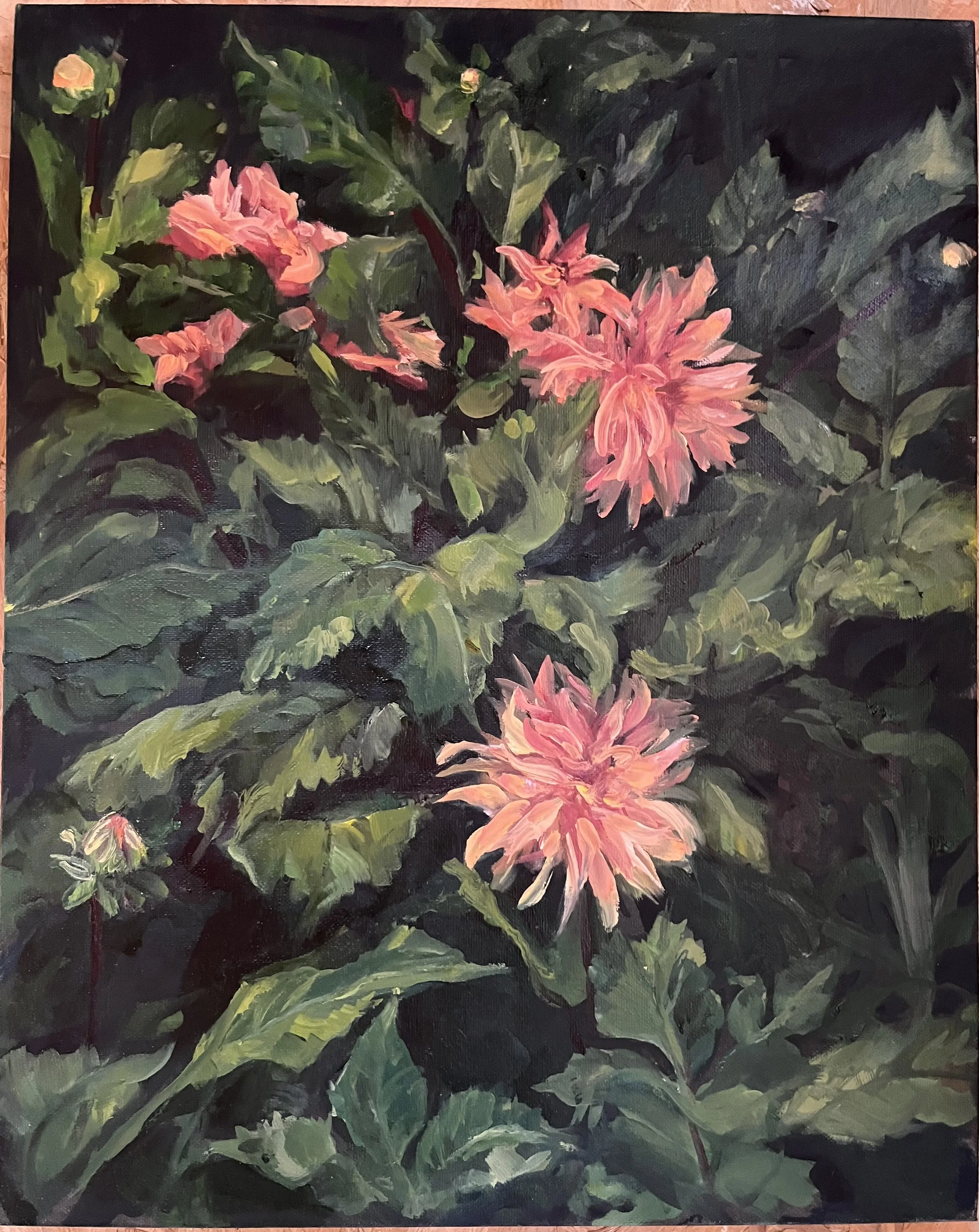 Dahlias 2
oil on canvas
40 cm x 50.5 cm