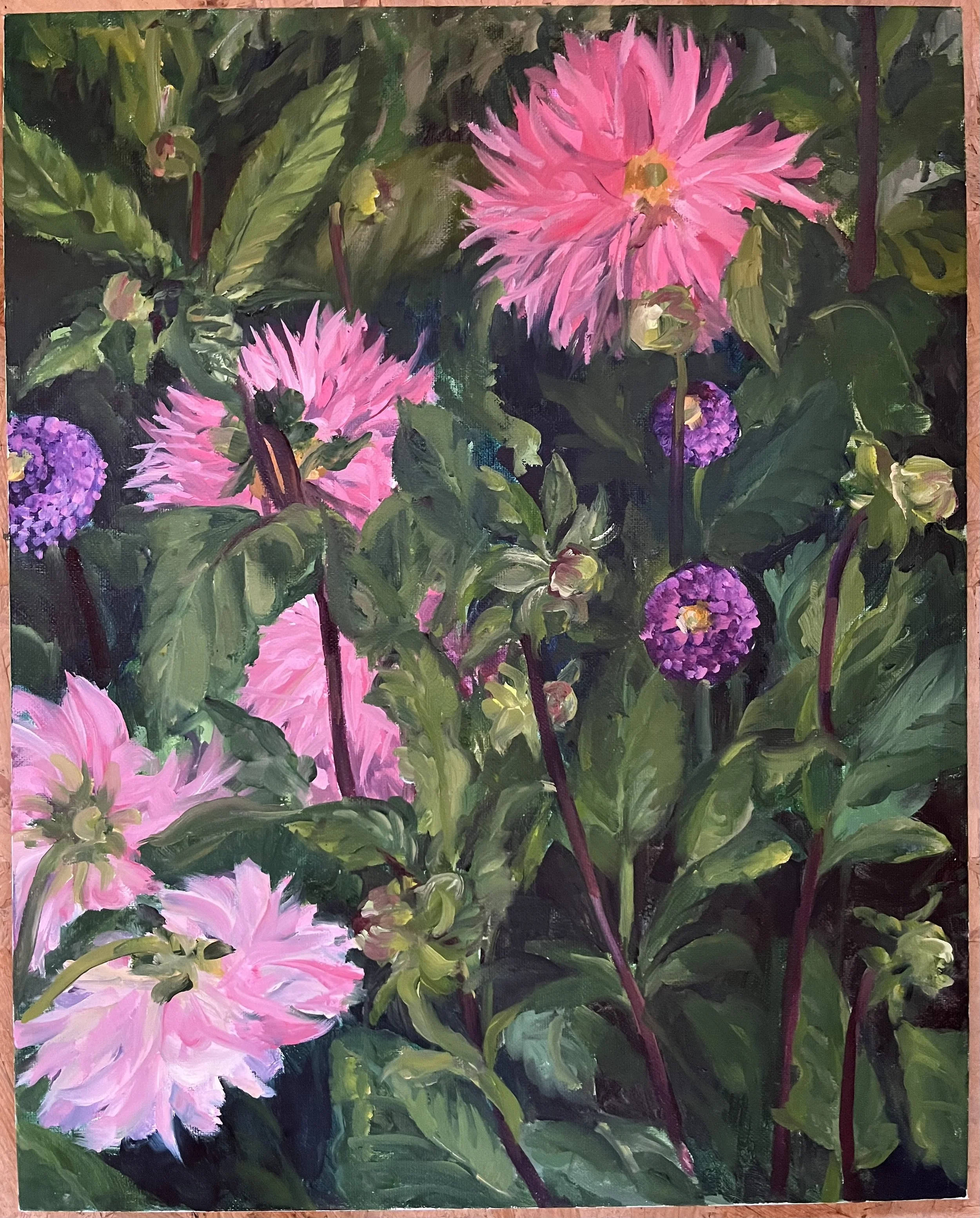 Dahlias 1
oil on canvas
40 cm x 50.5 cm