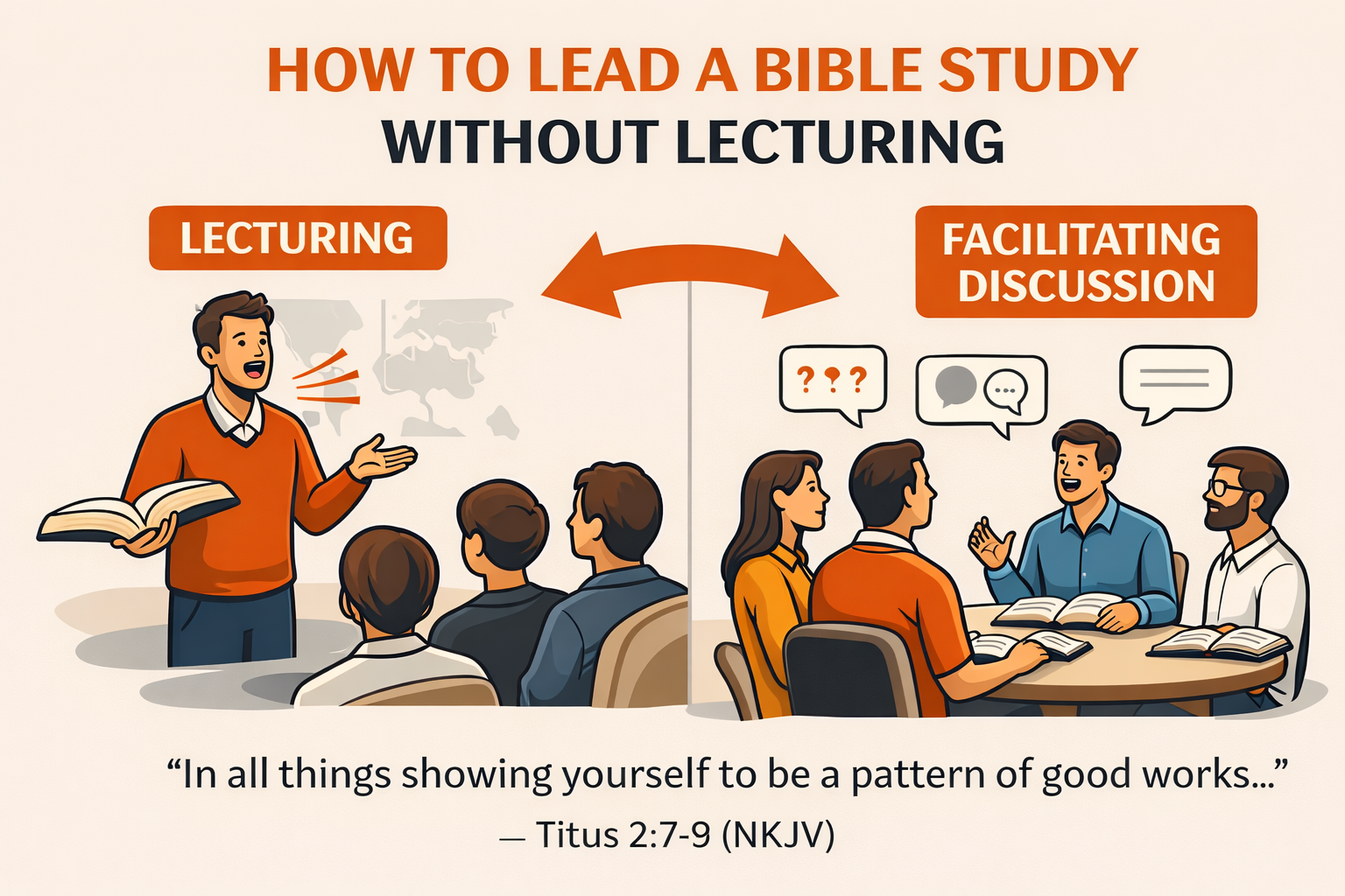 How to Lead a Bible Study Without Lecturing: Lessons from Years of Facilitating Groups