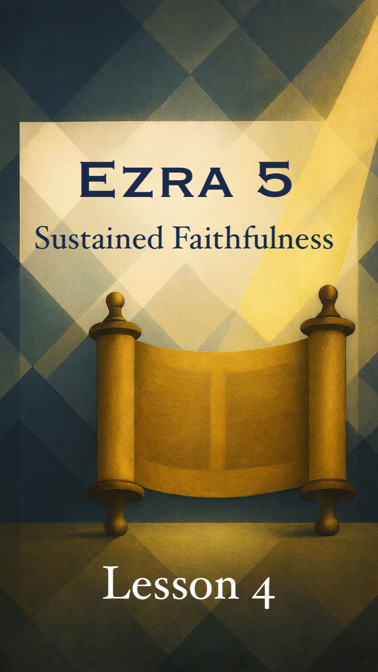 Exploring Ezra lesson 4 teaching notes — Sustained Faithfulness