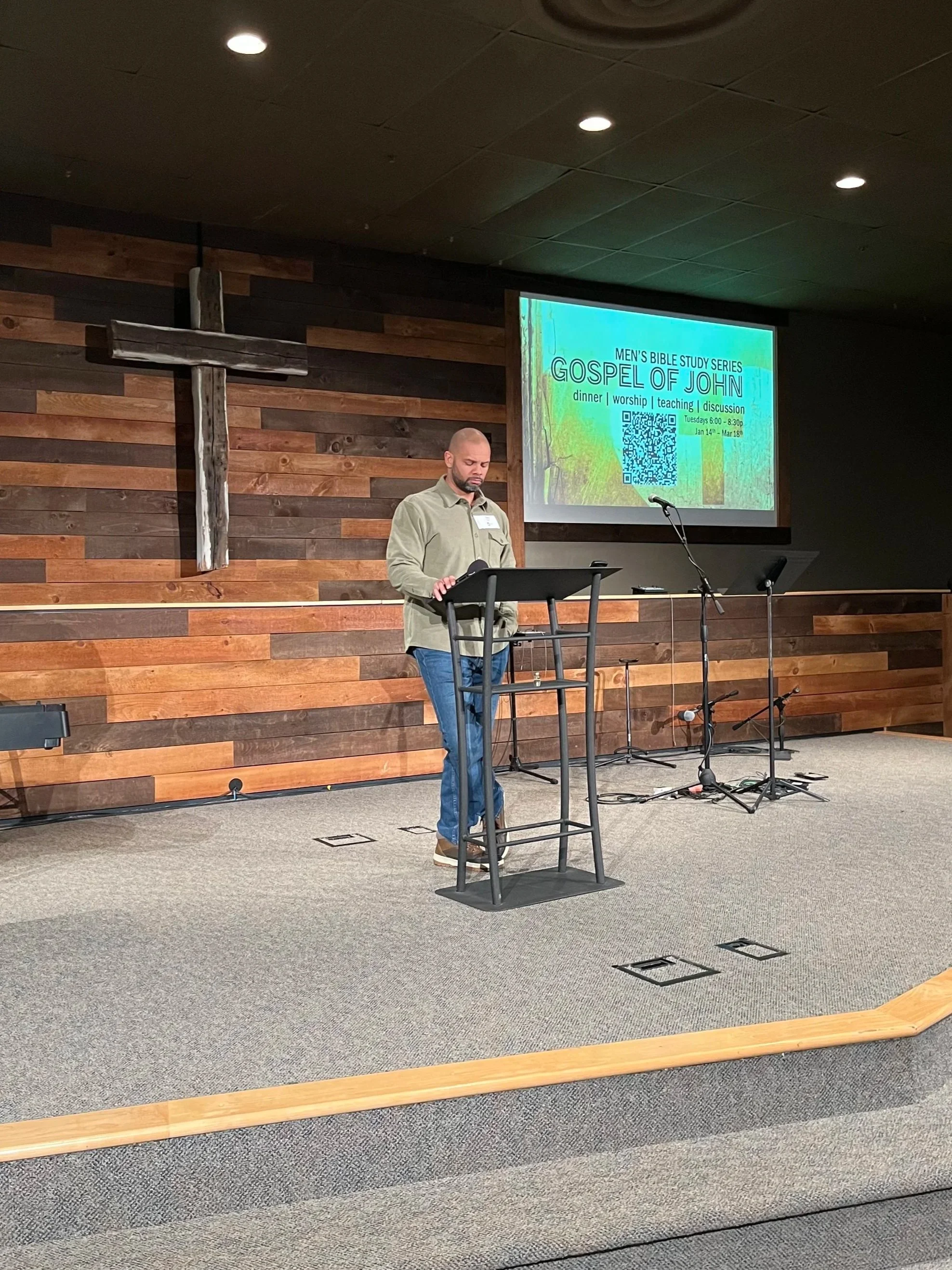 Tony Smith teaching men's Bible study — Prepared Heart Ministry
