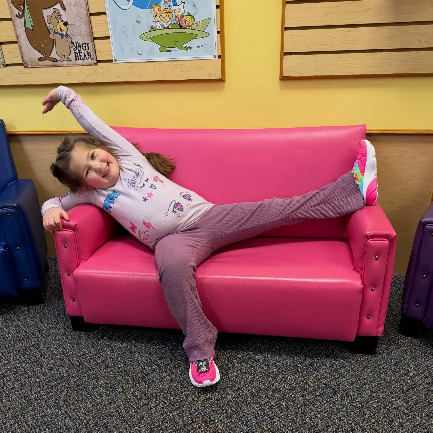 Riley had to make sure her new sneakers are Recess Ready! ✨Results are in&hellip; They are!