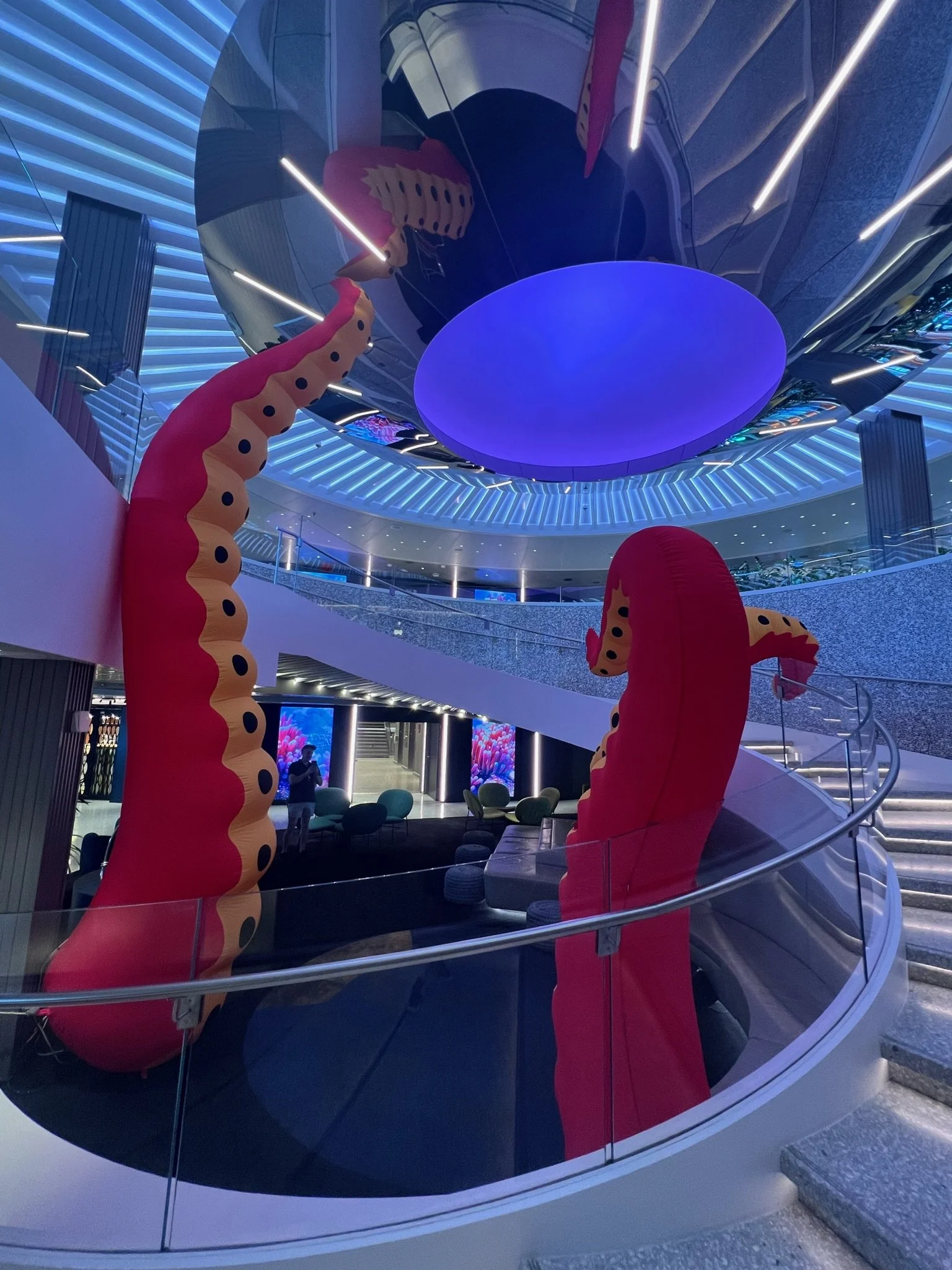 Scarlet Night party on Virgin Voyages