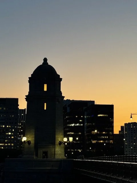 City Skyline at golden hour travel planning