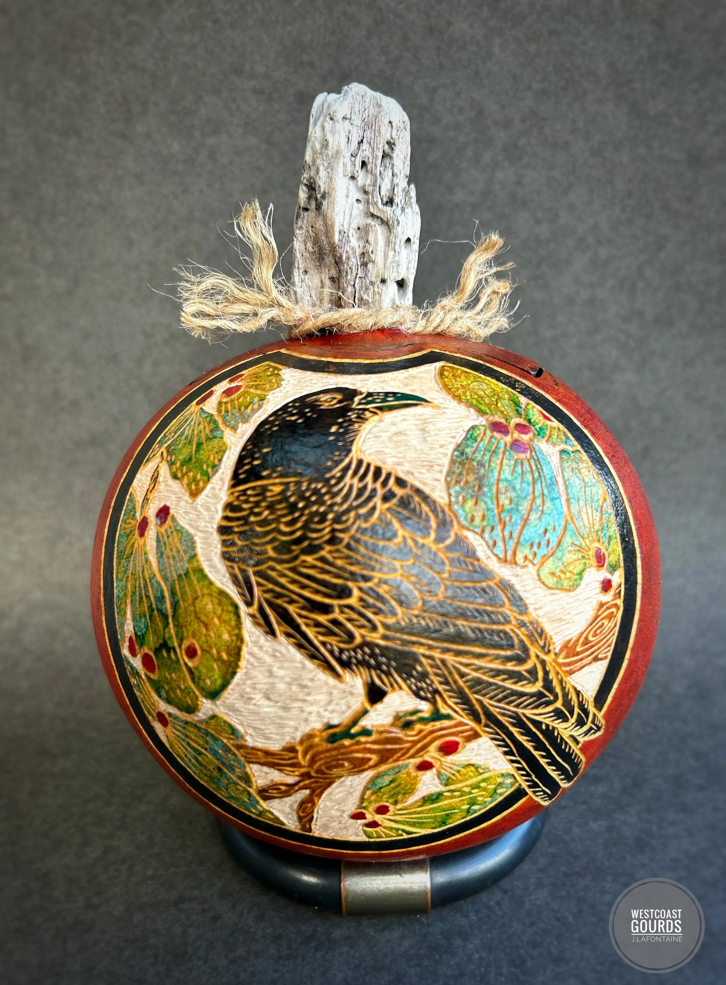 Raven Treasure-trove Gourd