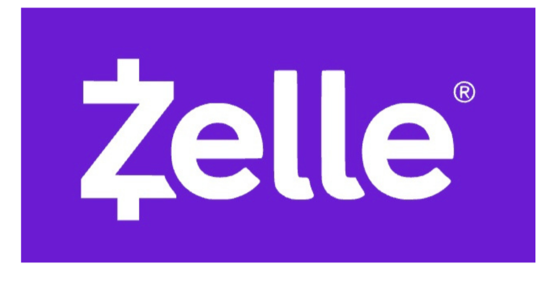 The Zelle logo on a purple background.