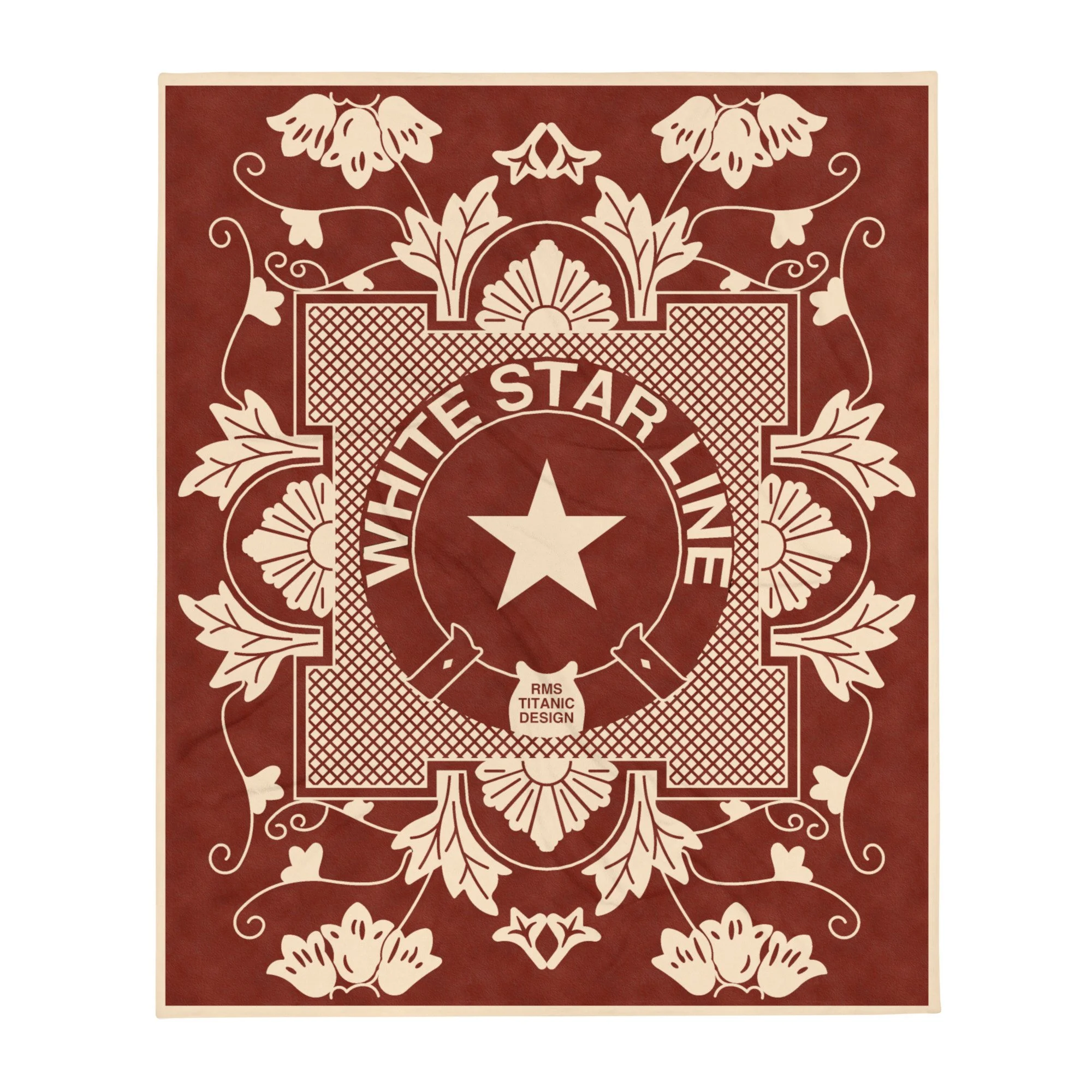 White Star Line Third Class Cabin Throw Blanket