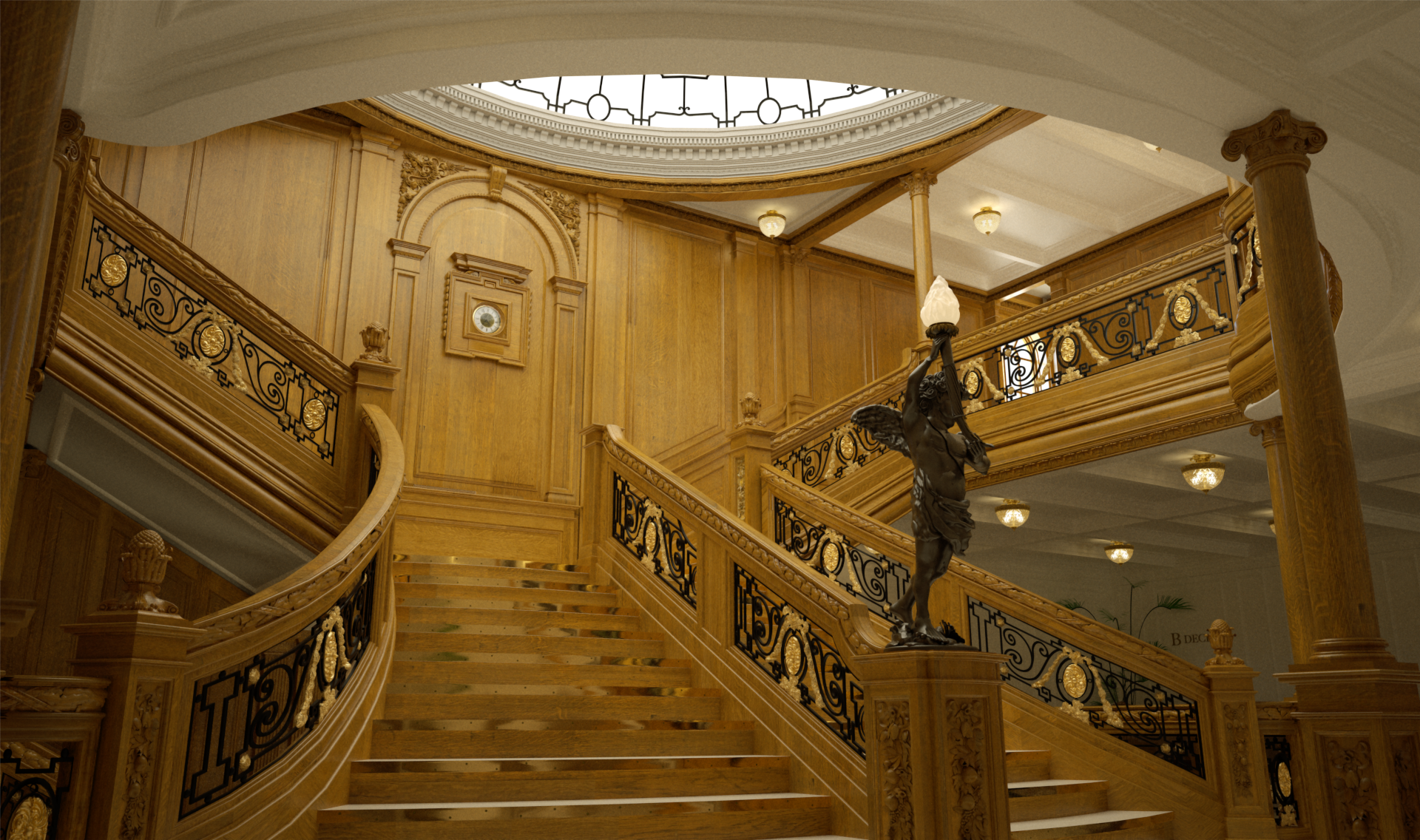 Titanic Aft Grand Staircase