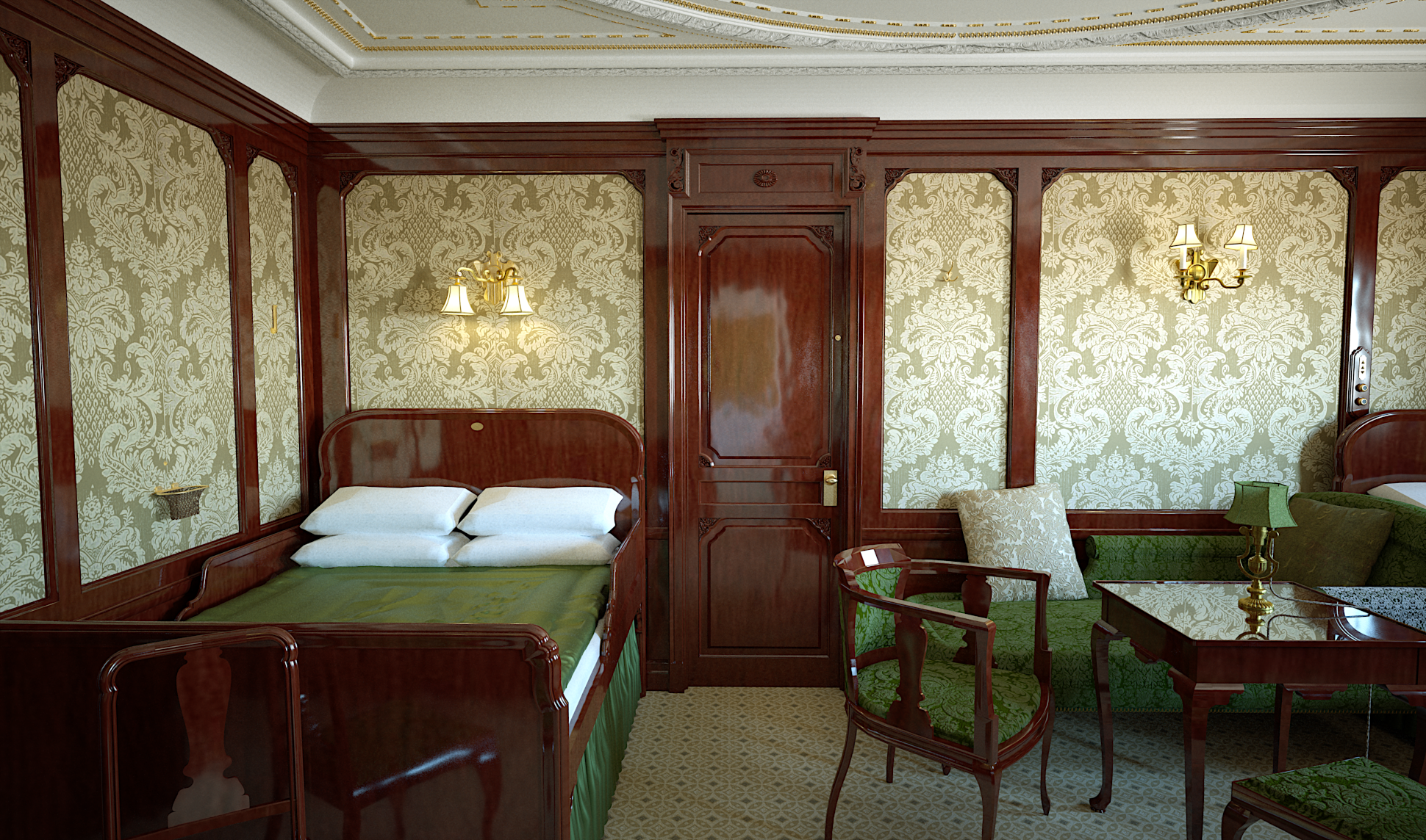 B60 Queen Anne style cabin Titanic