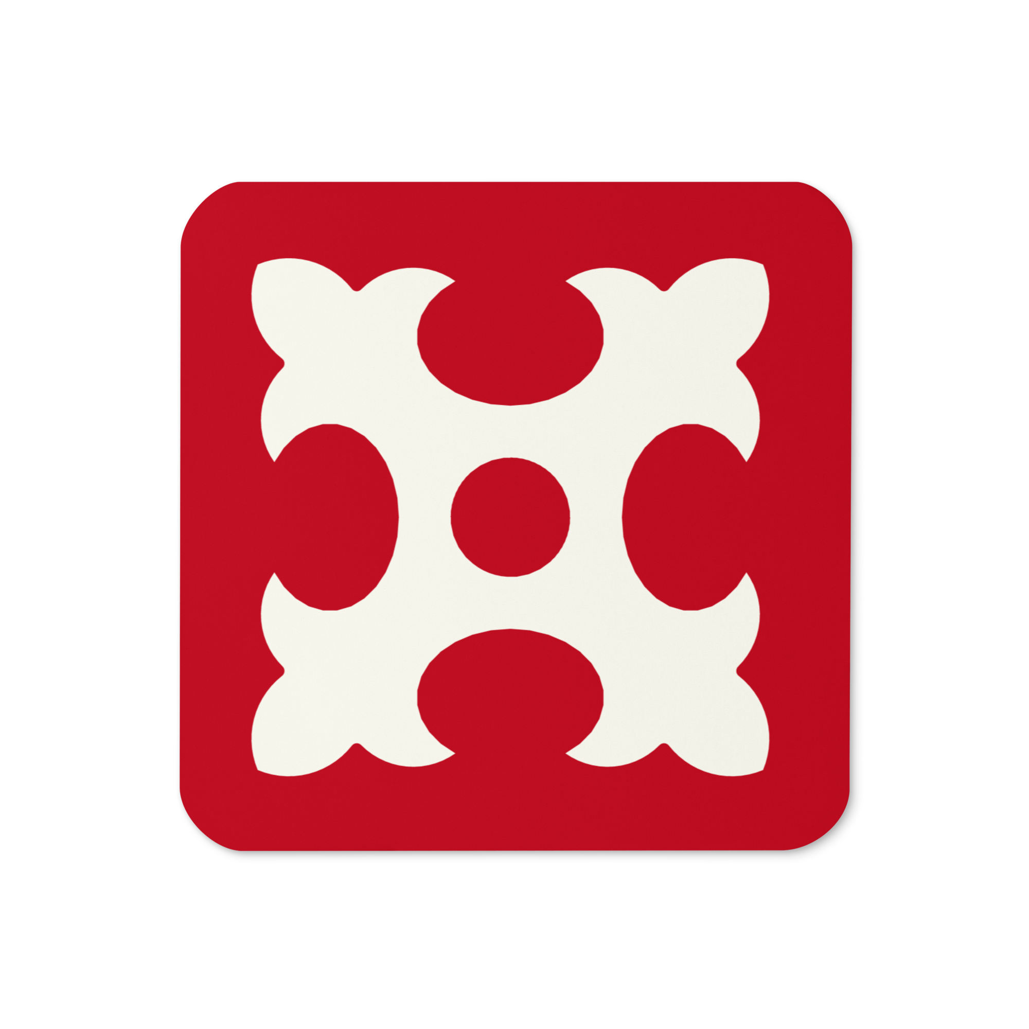 Titanic Second Class Red Tile Cork-back coaster