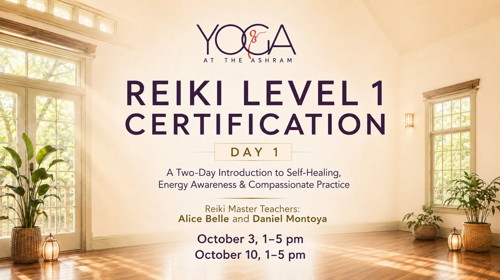 REIKI LEVEL 1 TRAINING (Day 1)