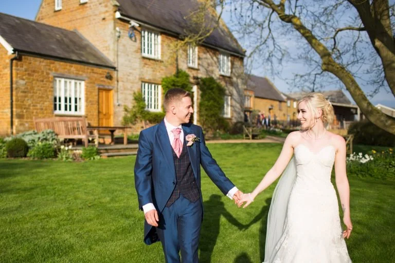 A blushing bride at her dream weight