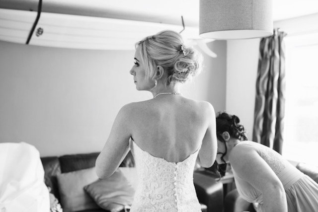 A triumph of losing weight and looking fabulous in her wedding dress.