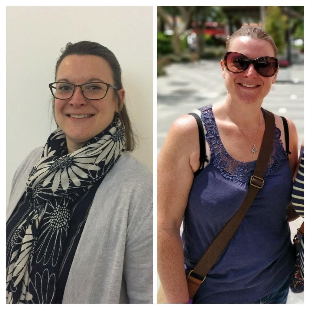 Weight loss before and after